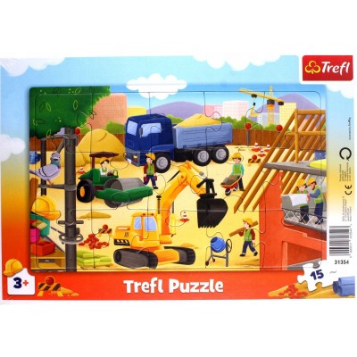 Puzzle Trefl 15 At the Construction Site (31354)