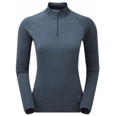 Bluză termică pentru dame Montane Dart Thermo Zip Neck Astro Blue 34