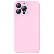 Чехол Baseus Liquid Silica Gel Protective Case For iPhone 13 Pro Pink