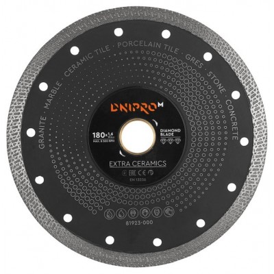 Диск для резки Dnipro-M Extra-Ceramics 180mm 25.4/22.2х1.6