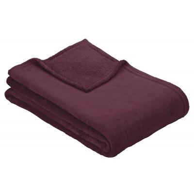 Плед IBENA Plain Fleece Olbia Dark Red 150x200cm