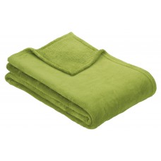 Pătura IBENA Plain Fleece Olbia Apple Green 150x200cm