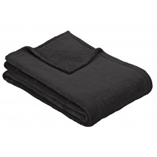 Pătura IBENA Plain Fleece Olbia anthracite 150x200cm