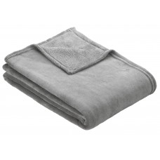 Pătura IBENA Plain Fleece Olbia Light Grey 150x200cm