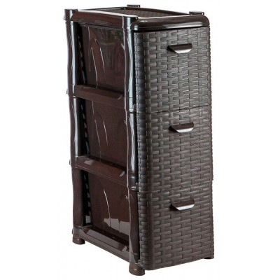 Комод M Plastika Rattan Narrow М2813 Brown