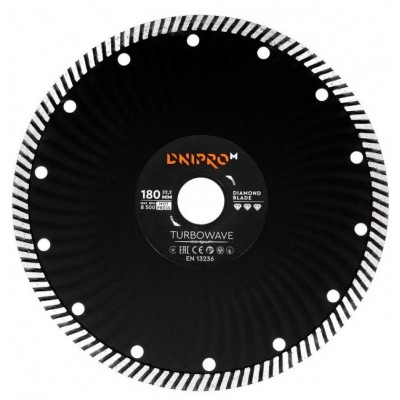 Диск для резки Dnipro-M Turbowave 180mm 22.2mm