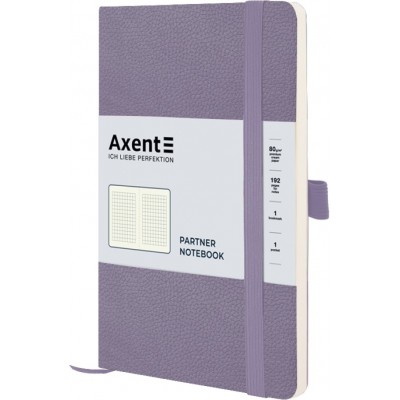 Agendă nedatată Axent Partner Soft Skin A5/96p Violet (8616-36-A)