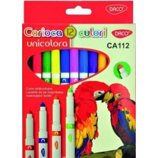 Set carioci Daco Uniculora Maxi 10 Colors (CA210)