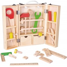 Set de scule pentru copii Classic World Wooden Toy Carpenters Set (3643)