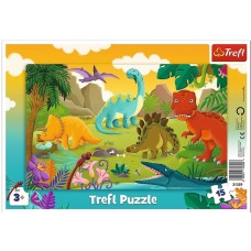 Puzzle Trefl 15 Frame Dinosaurs (31359)