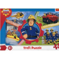 Пазл Trefl 15 Frame Fireman Sam's Day (31351)