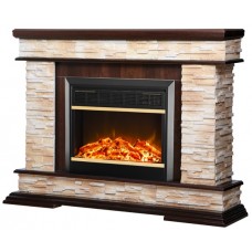 Șemineu electric Art Flame Stone & Mars Dark Nut