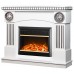 Șemineu electric Art Flame Prometeu & Mars White\Black