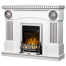 Șemineu electric Art Flame Prometeu & Galileo Silver White\Black