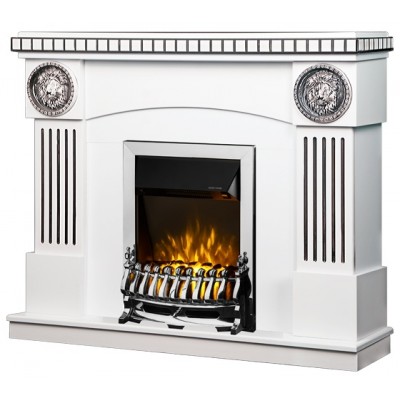 Șemineu electric Art Flame Prometeu & Galileo Silver White\Black