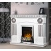 Șemineu electric Art Flame Prometeu & Galileo Silver White\Black