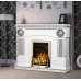 Șemineu electric Art Flame Prometeu & Galileo Gold White\Black