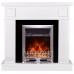 Șemineu electric Art Flame Oscar & Galileo Silver White\Black