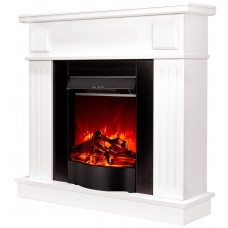 Șemineu electric Art Flame Oscar & Corsica White\Black