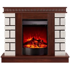 Șemineu electric Art Flame Nazarii Mini & Corsica Wenge\White