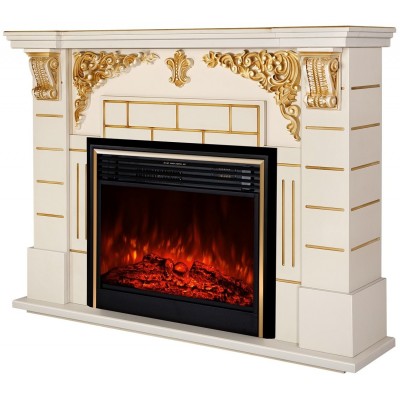 Șemineu electric Art Flame Imperial & Richi Ivory