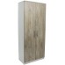 Dulap Andra 80x45x190 Light Gray/Canion Oak