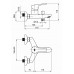 Смеситель для ванны Rubineta UNO-10 WT K (N10D71)