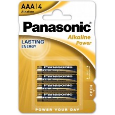 Батарейка Panasonic Alkaline Power AAA Blister 4 (LR03REB/4BPR)