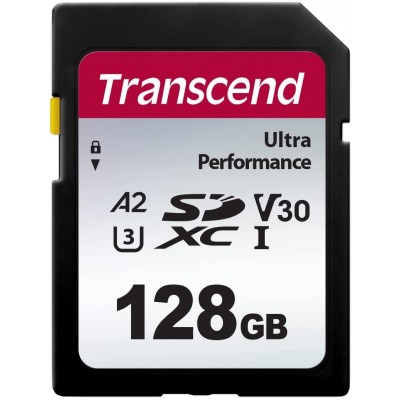 Карта памяти Transcend MicroSDXC 128Gb Class 10 UHS-I U3 (TS128GSDC340S)