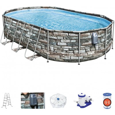 Piscină Bestway Power Steel Oval (56719)