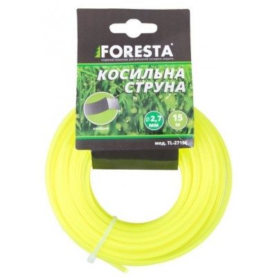 Леска для триммера Foresta 2.7mm х15m