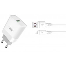 Зарядное устройство XO Wall Charger 1USB L63 White