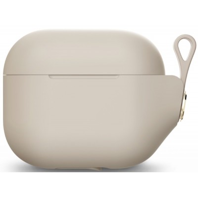 Husă pentru căști Moshi Apple Airpods 3 Pebbo Beige