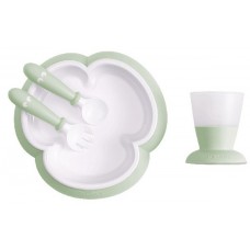 Набор для кормления BabyBjorn Powder Green (078161A)
