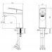 Смеситель для умывальника Milardo HORSB00M01