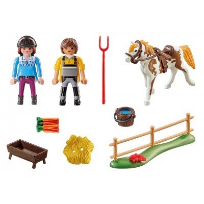 Set de construcție Playmobil Country: Starter Pack Horseback Riding (70505)