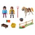 Set de construcție Playmobil Country: Starter Pack Horseback Riding (70505)