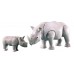 Фигурка героя Playmobil Family Fun: Rhino with Calf (70357)