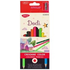 Creioane colorate Daco 12pcs (CC4312)