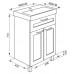 Шкаф с умывальником IDDIS NSE60W2i95K