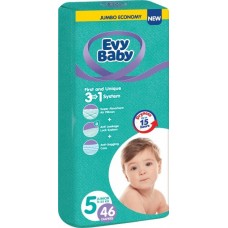 Подгузники Evy Baby Junior 5/46pcs