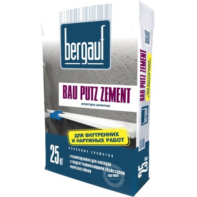 Штукатурка Bergauf Bau Putz Zement 25kg