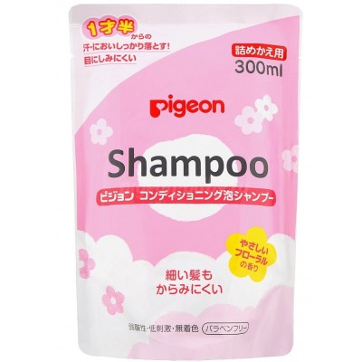 Șampon pentru bebeluși Pigeon Baby Shampoo 18+ Spare Block 300ml