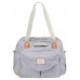 Geanta pentru mama Beaba Geneva II Tiny Clouds Grey (940258)