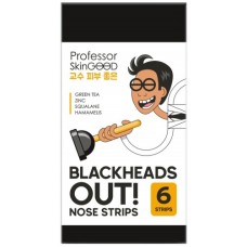 Полоски для носа Professor SkinGOOD Blackheads Out 6pcs