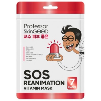 Маска для лица Professor SkinGOOD SOS Reanimation Vitamin Mask Pack 7pcs