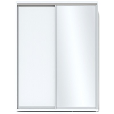 Шкаф-купе Fabrik Home 1600 1 зеркало Белый Ясень 216x160x60cm