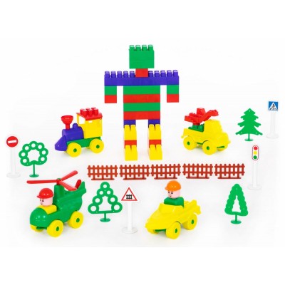 Set de construcție Полесье 128pcs (56153)