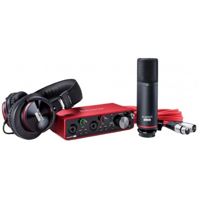 Interfață audio Focusrite Scarlett 2i2 3rd Gen Studio Set