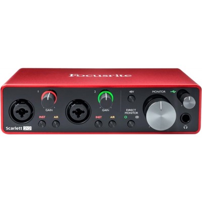 Аудиоинтерфейс Focusrite Scarlett Solo 3rd Gen